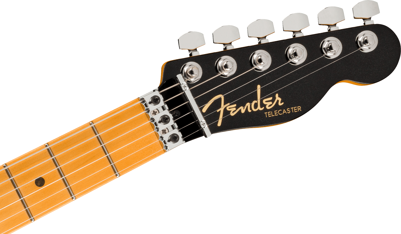 American Ultra Luxe Telecaster® Floyd Rose® HH, Mystic Black