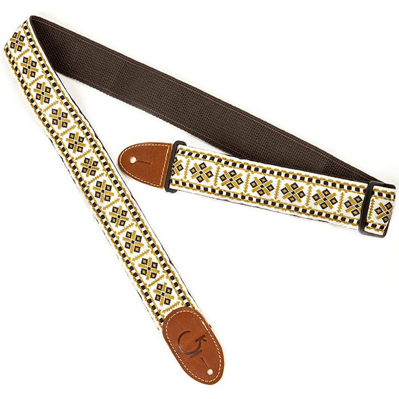 G Brand Strap Diamond Brown Ends