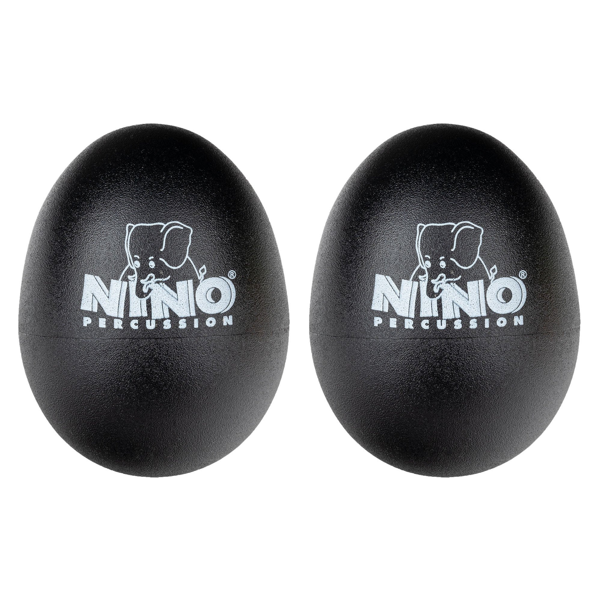 Egg Shaker Paar Black