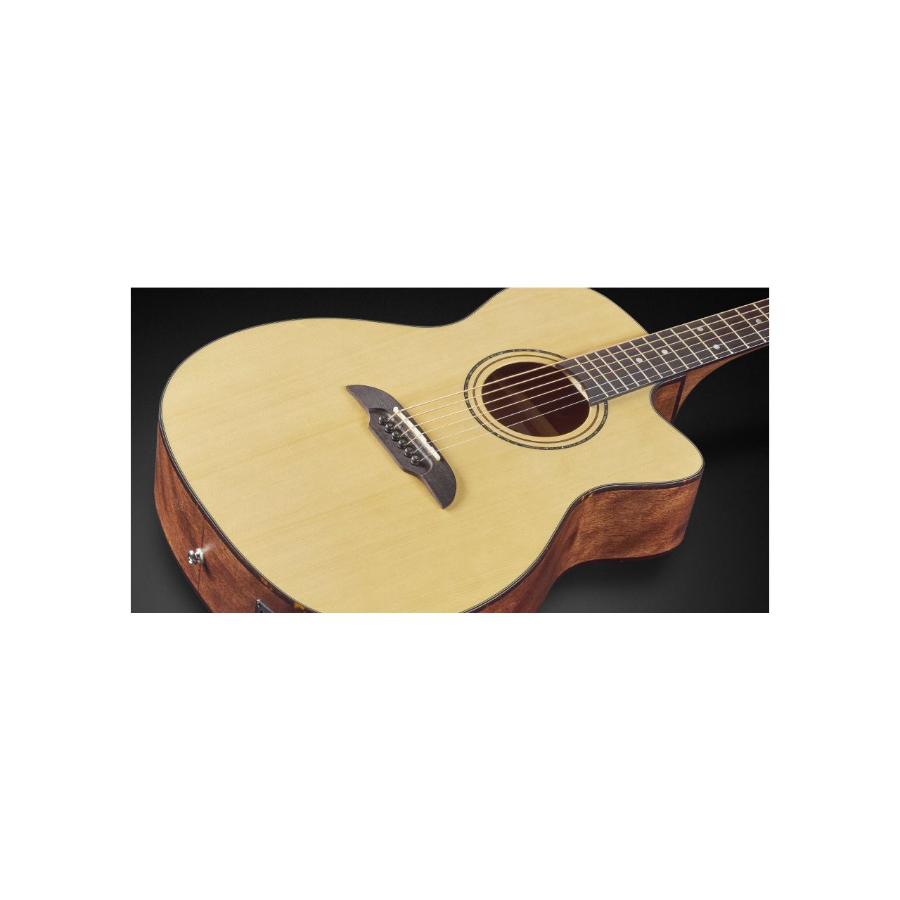 Legacy Folk Vintage Satin Natural Tinted CE - Westerngitarre mit Tonabnehmer