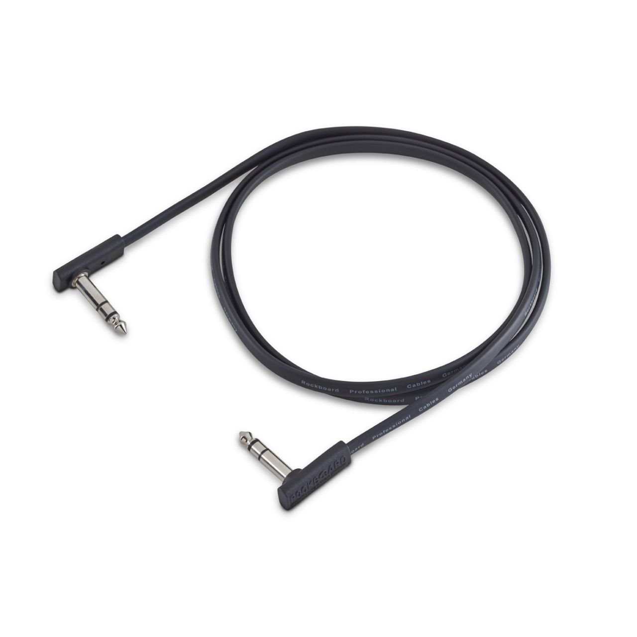 Flat TRS Cable 120 cm Black