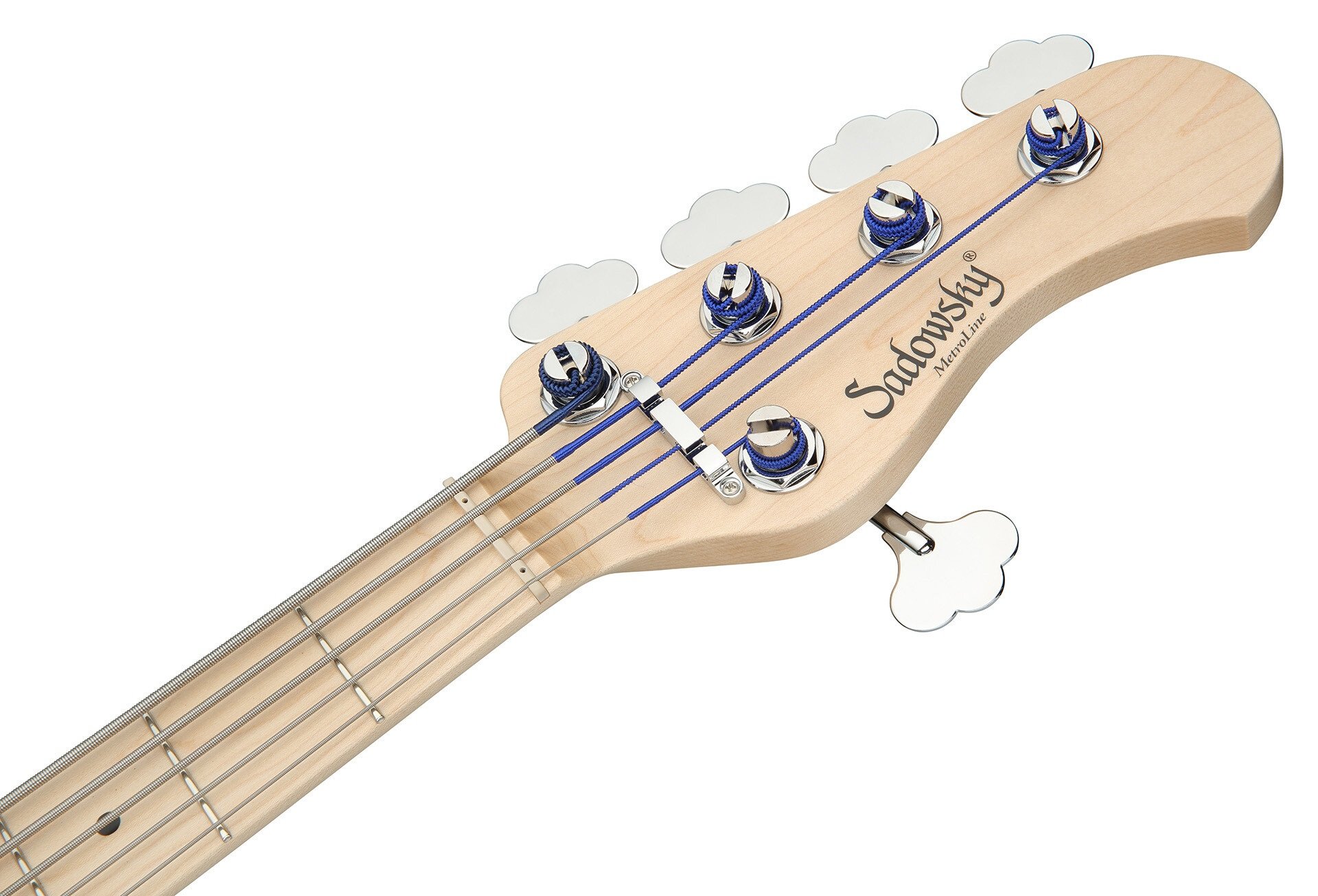 MetroLine 21-Fret Vintage M/J Bass, 5-String - Black Transparent Satin