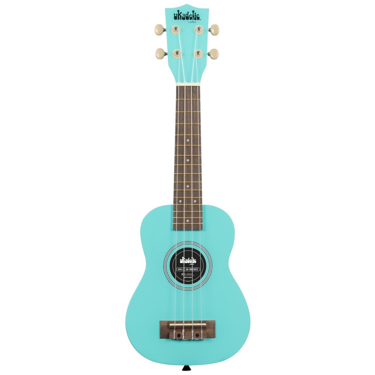 Ukadelic UK-FROSTBITE - Frost Bite Soprano Ukulele, with Tote Bag 