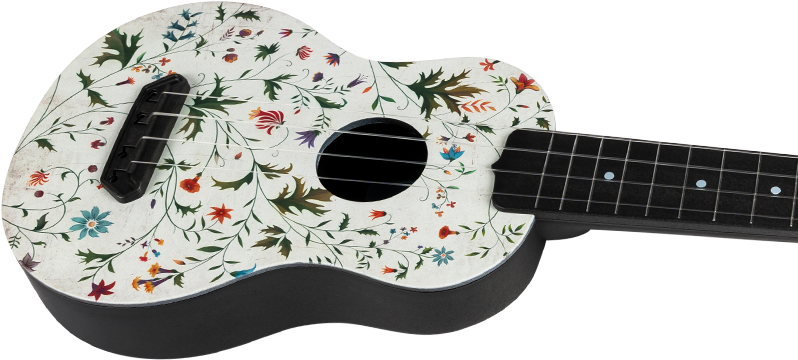 UTS-40 Flower Ultra Travel Ukulele