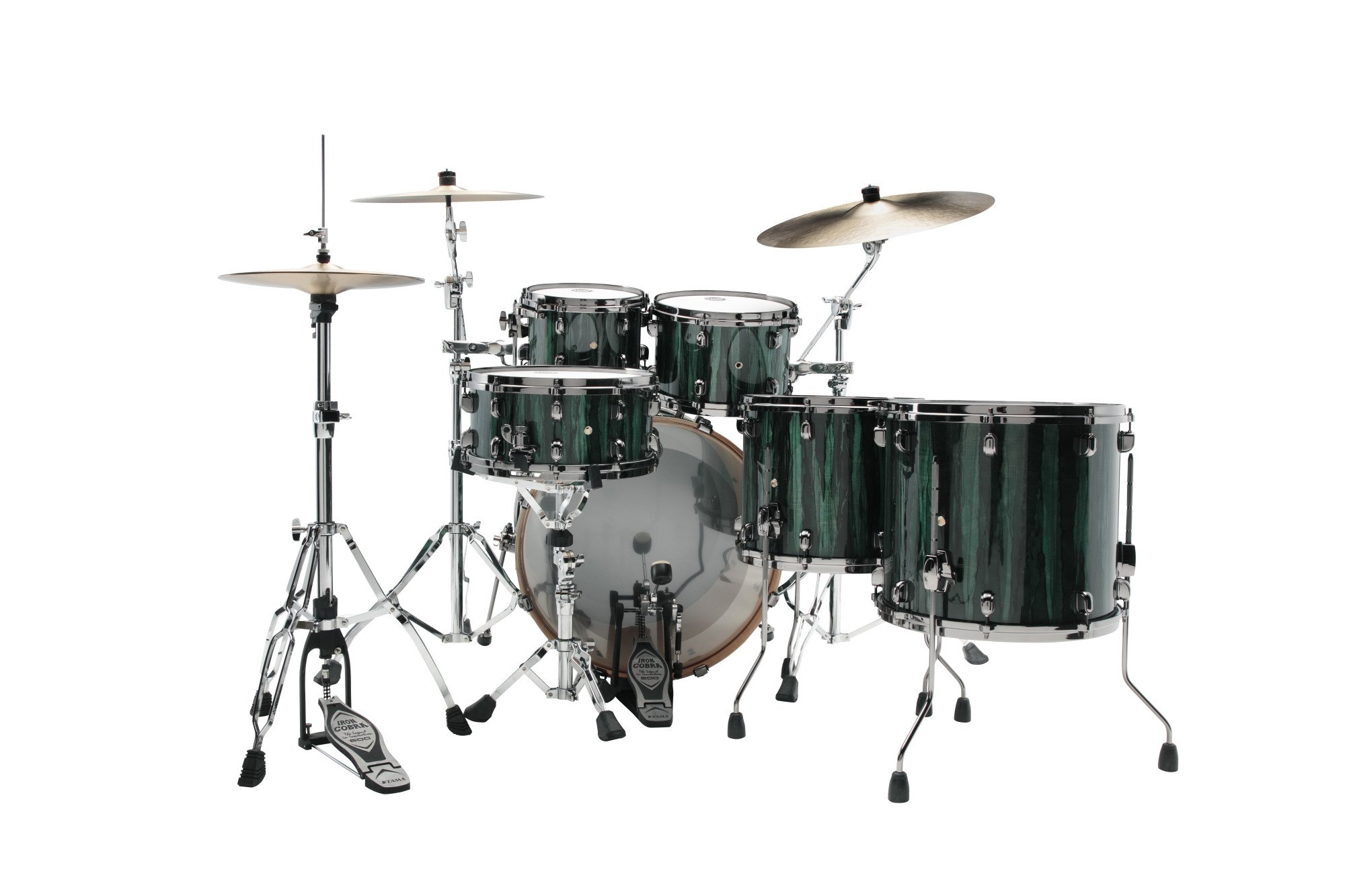 Starclassic Performer Shell Kit 5 teilig - Green Grove Aurora/Black  Nickel HW
