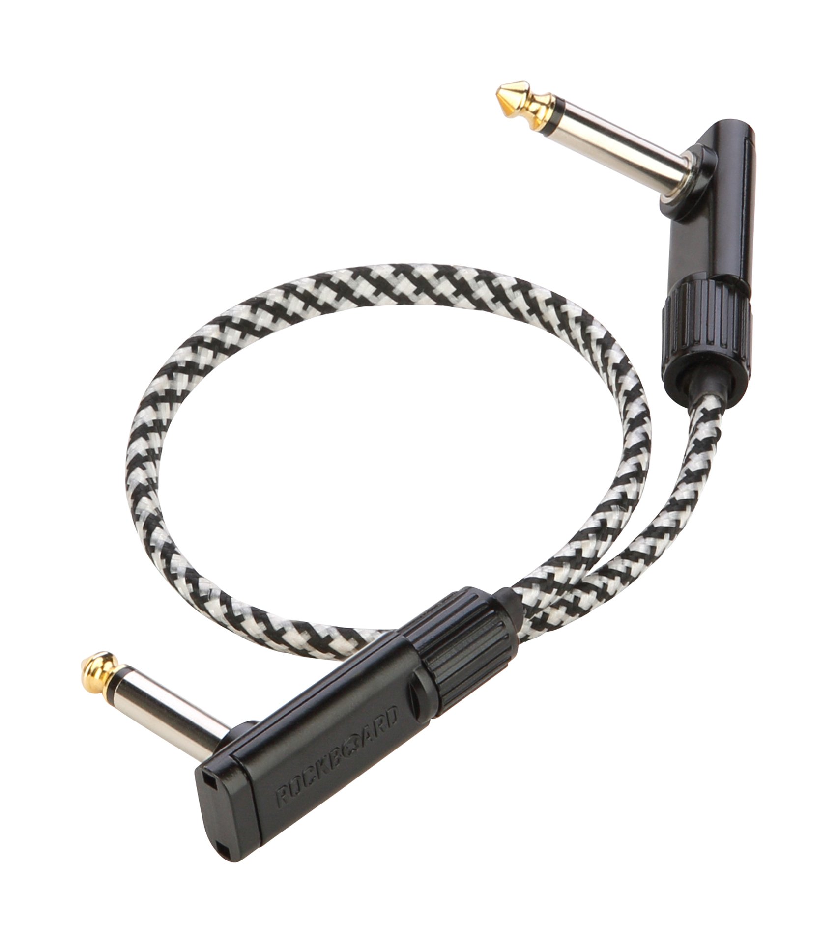 Salt&Pepper Tweed Series Flat Patch Cable - 30 cm