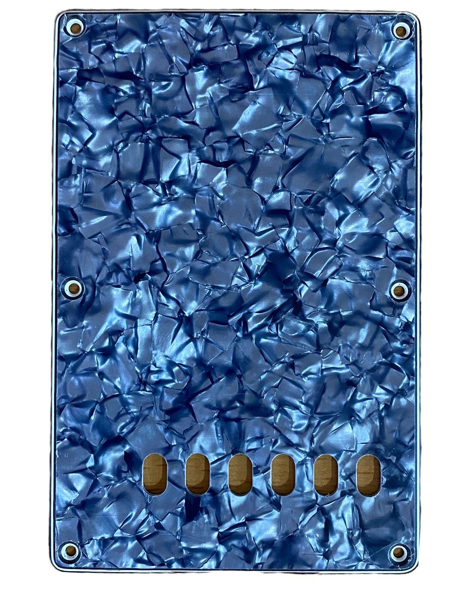 Hellblau Pearloid Backplate für Strat Style E-Gitarre