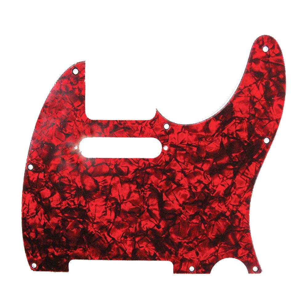 T-Style Pickguard (DPP TL RDP), Red Pearl