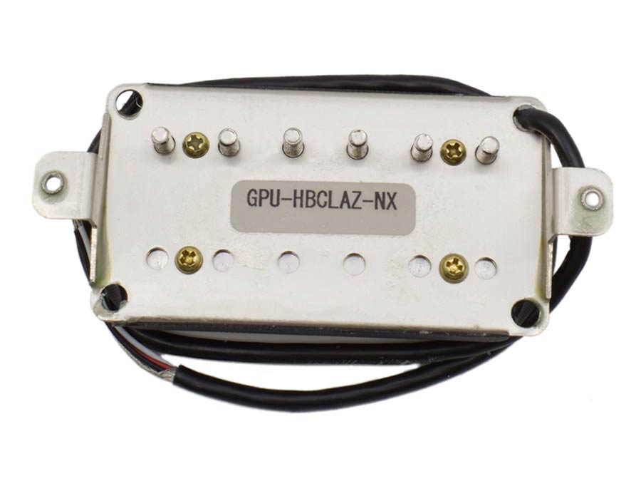 Classic Alpha Humbucker Pickup, Alnico 2 bars, Neck, Zebra