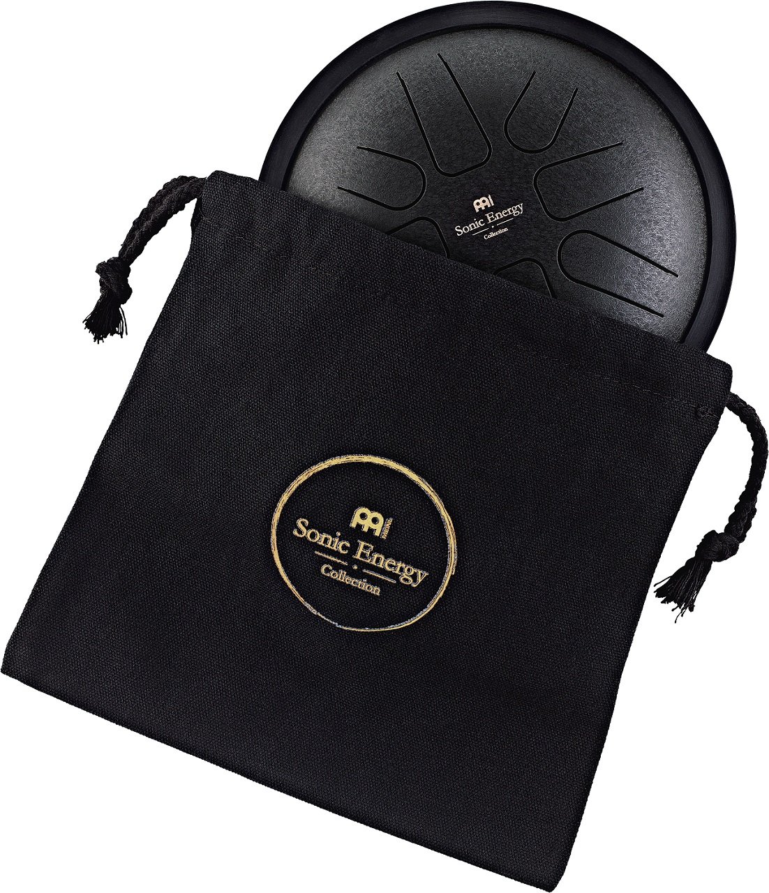 SSTD1BK Small Steel Tongue Drum F Moll 8 Töne schwarz