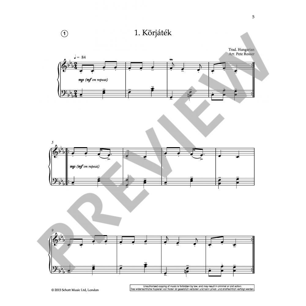 Eastern European Folk Tunes - 25 Traditional Pieces - Peter Roser