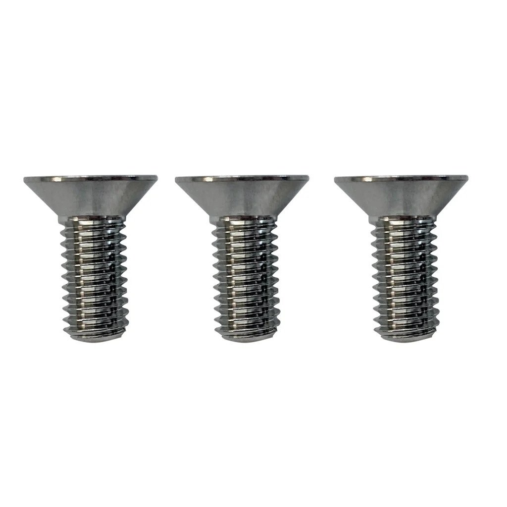 FRTBMSTIP - Tremolo Block Mounting Screws (3 pcs) - Titanium