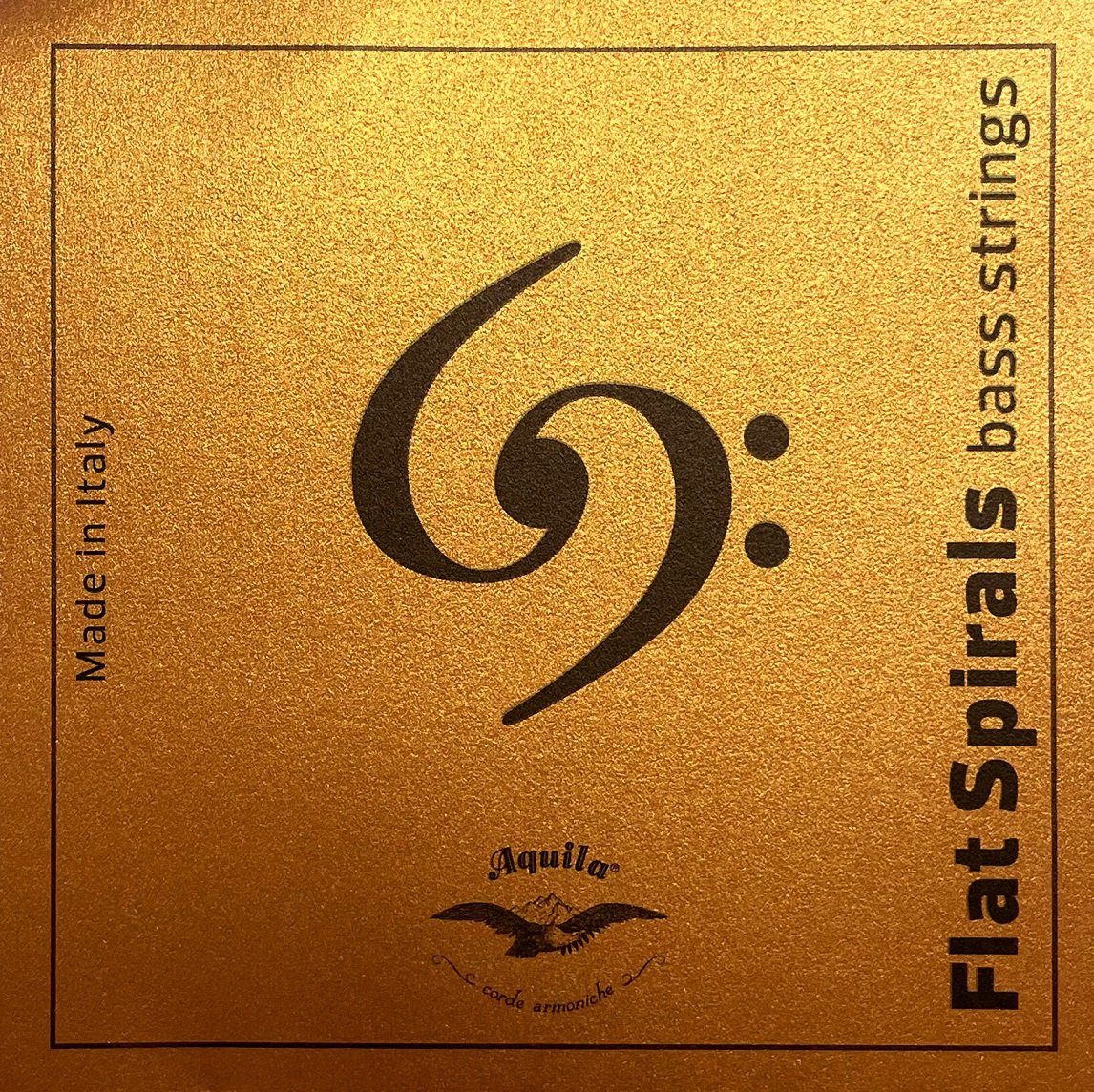 Aquila 210U Flat Spiral Series Short Scale Bass String Set - EADG Tuning