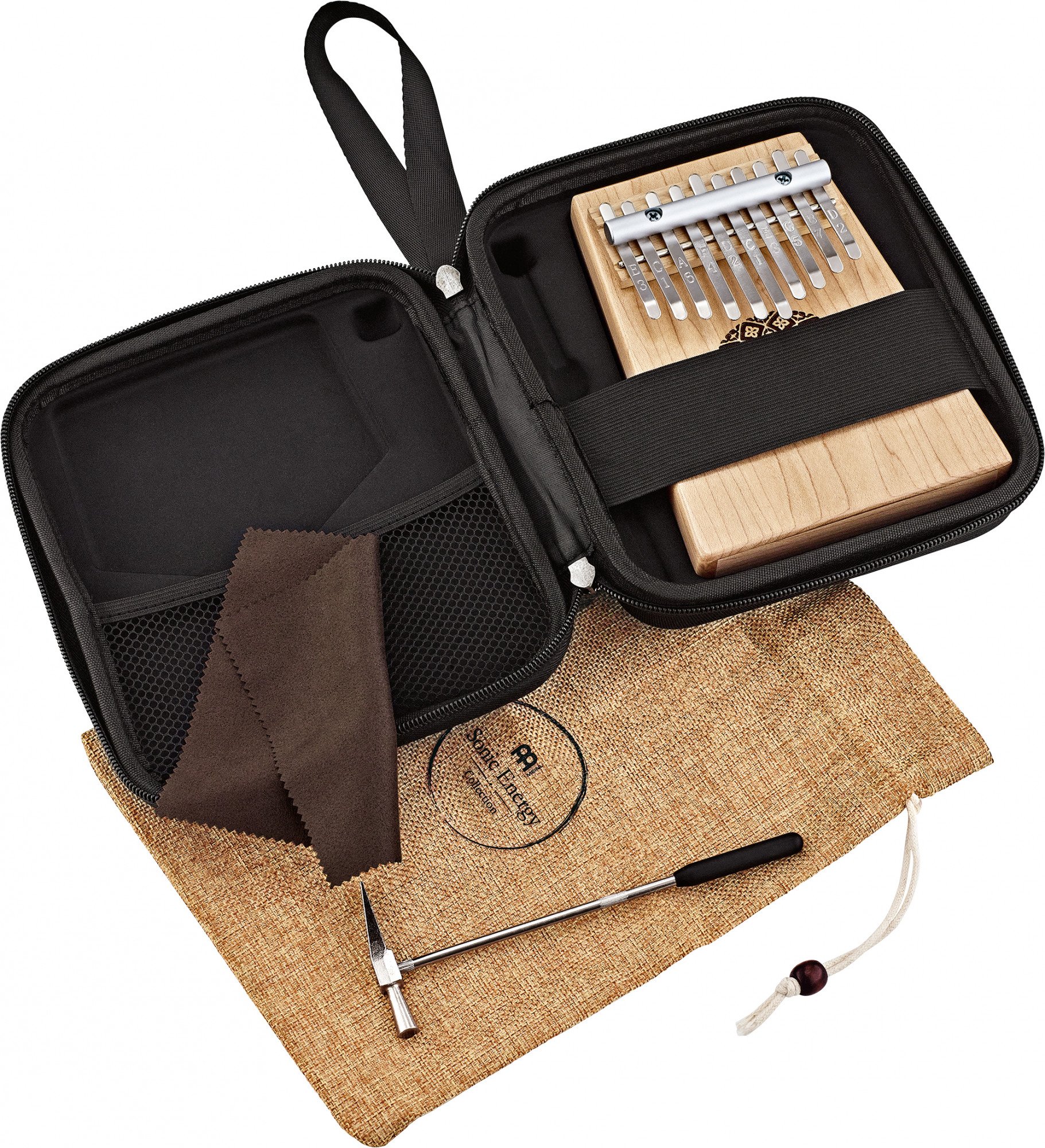 Soundhole Kalimba - 10 Töne / Ahorn