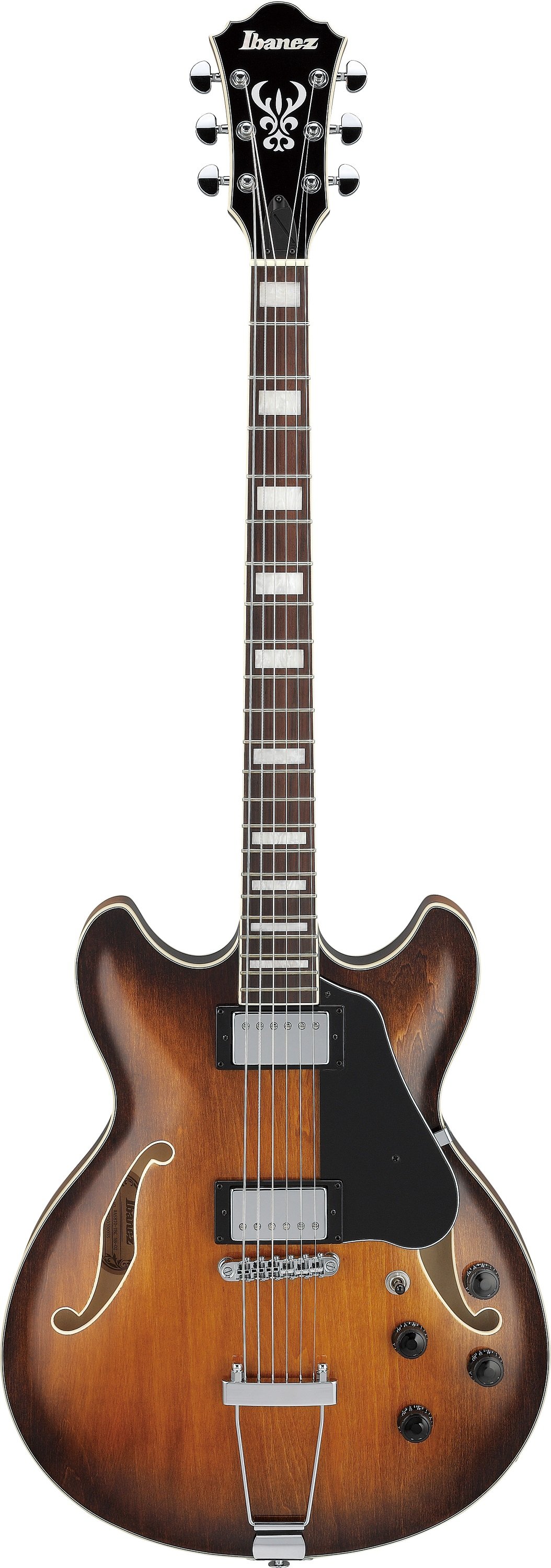 AS7328-TBC Baritone Semi-Hollow Gitarre Tobacco Brown