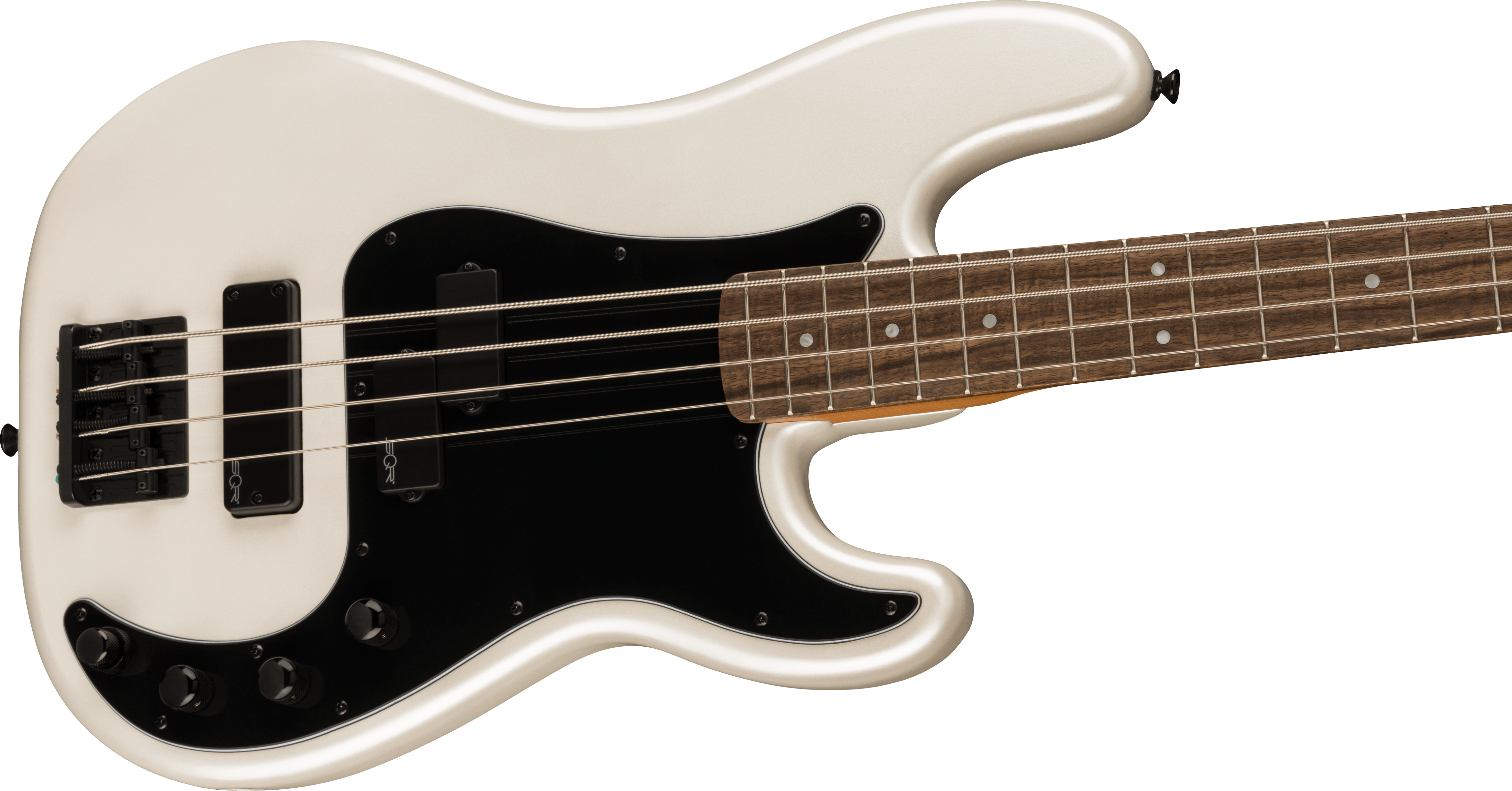 Contemporary Active Precision Bass® PH, Black Pickguard, Pearl White