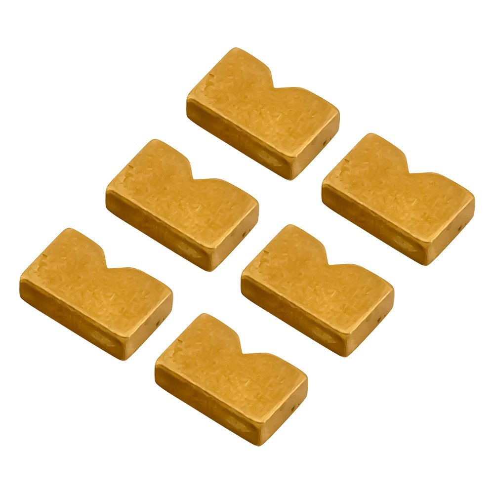  KickAss Saddle Insert Set Brass - Notched