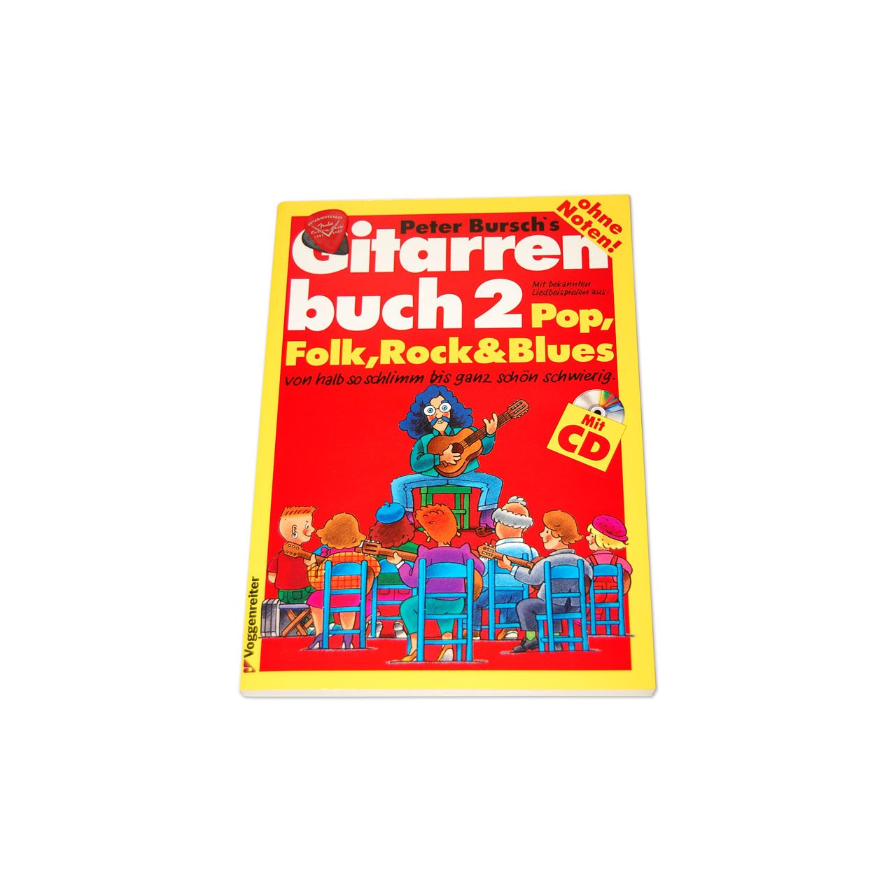 Peter Bursch - Gitarrenbuch 2 (mit CD) PLUS 2 Fender Plektren  Bundle