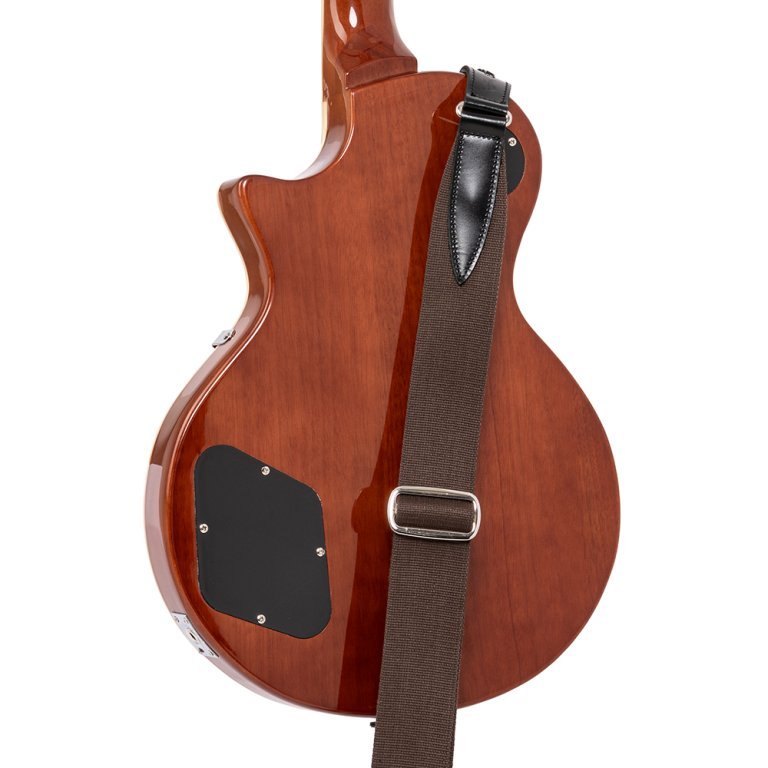 Gitarrengurt Baumwolle Brown