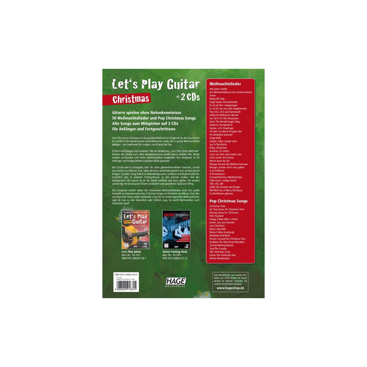Let's Play Guitar Christmas + 2 CDs