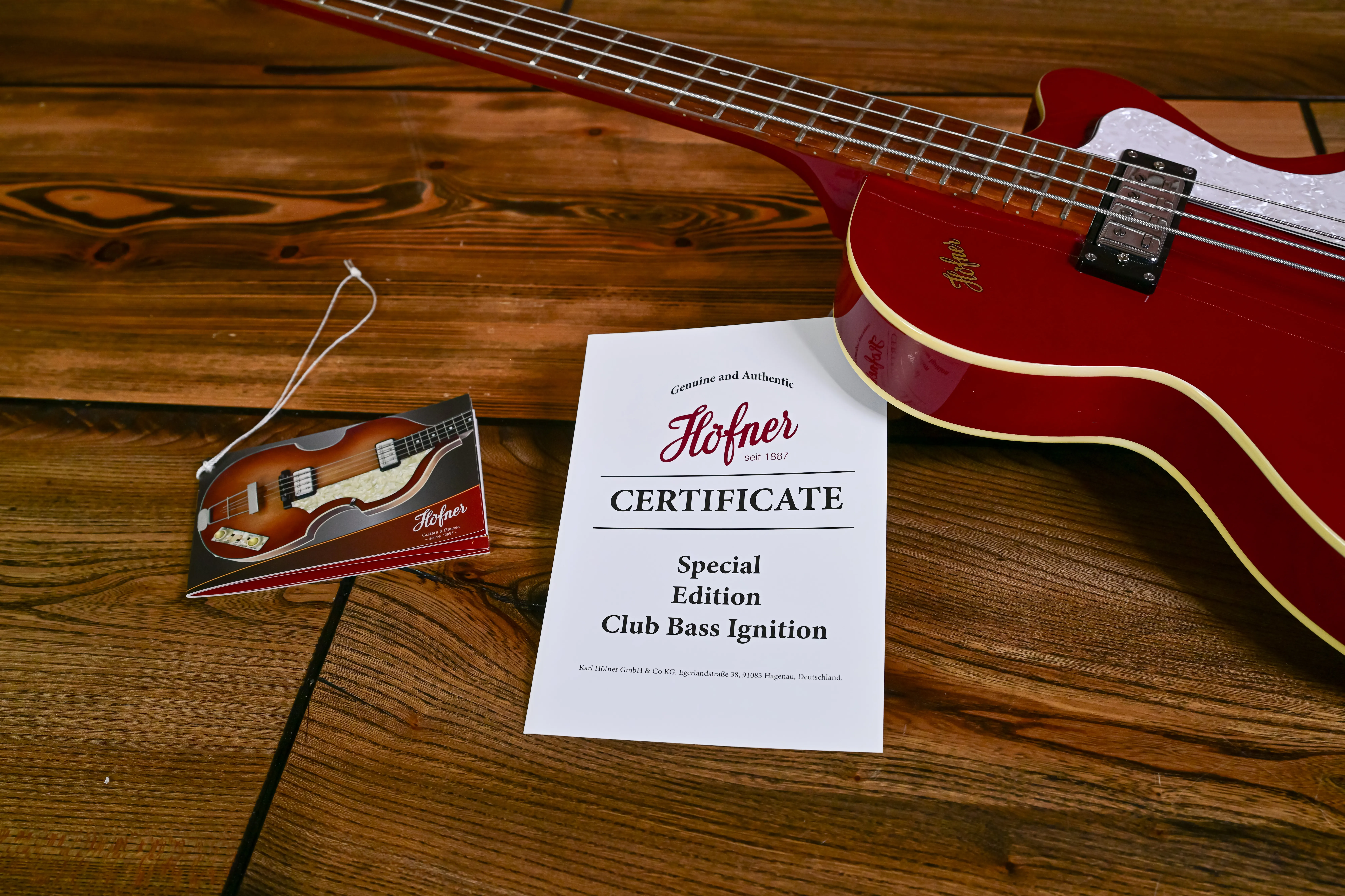 Club Bass Ignition Pearl Ruby Red