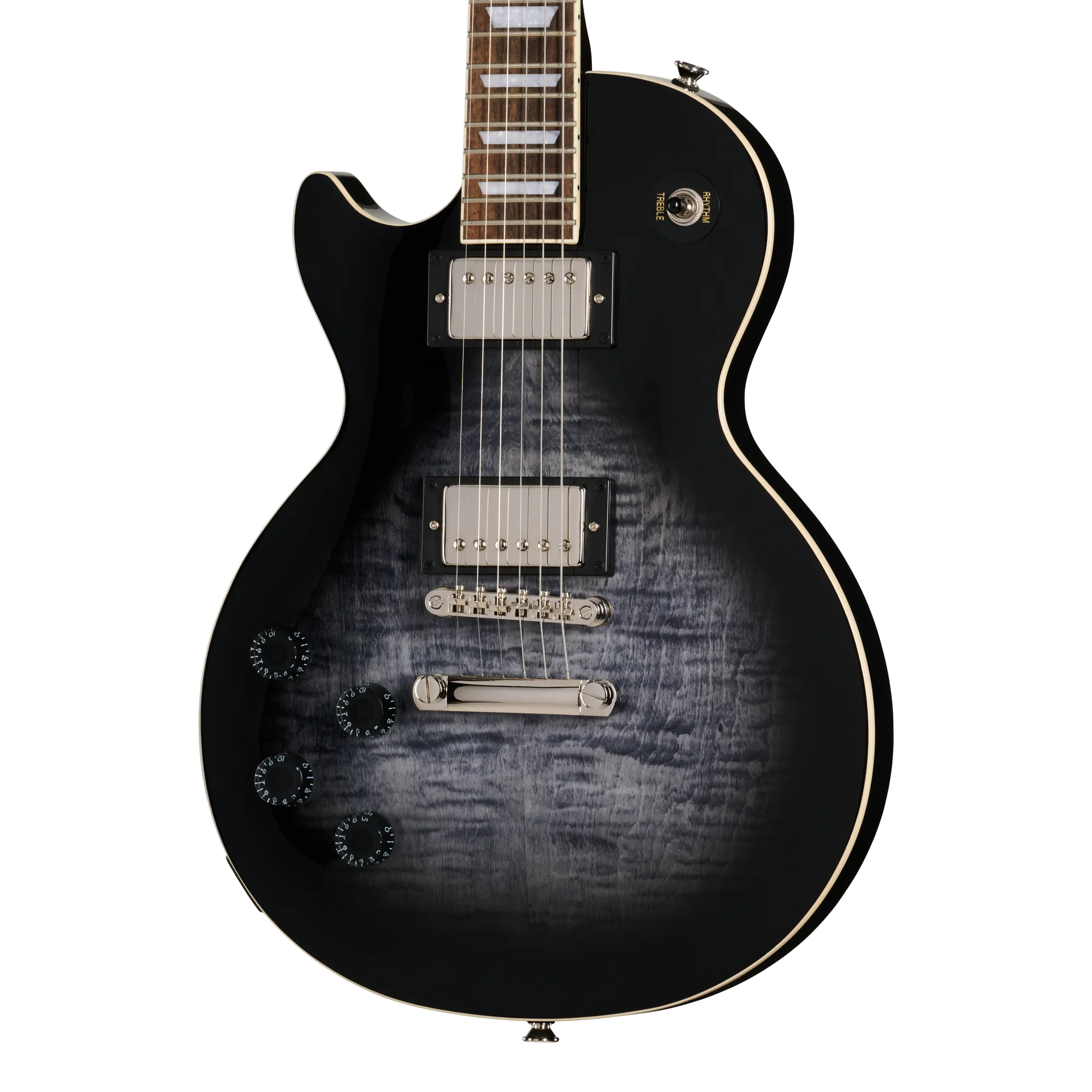 Les Paul Tribute Plus Lefthand Ebony Burst
