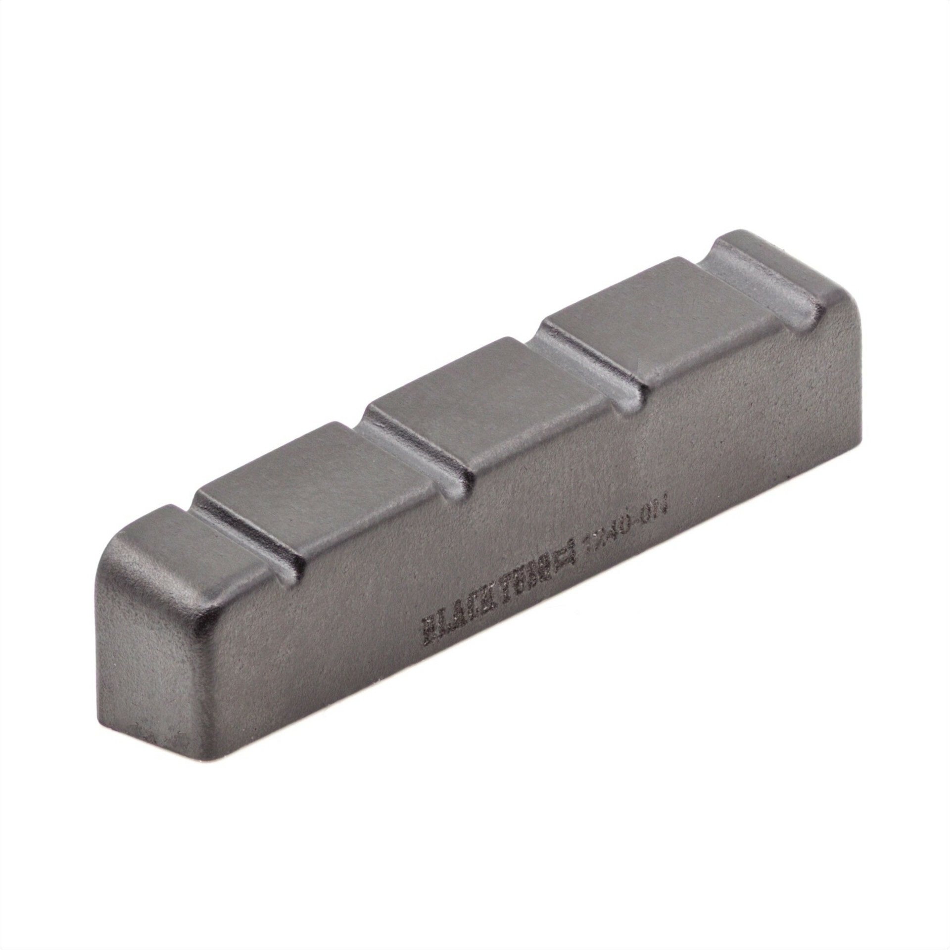 Black TUSQ XL PT-1240-00 - Slotted Bass Nut, 4-String (39.92 x 6.06 mm) - Electric, Flat