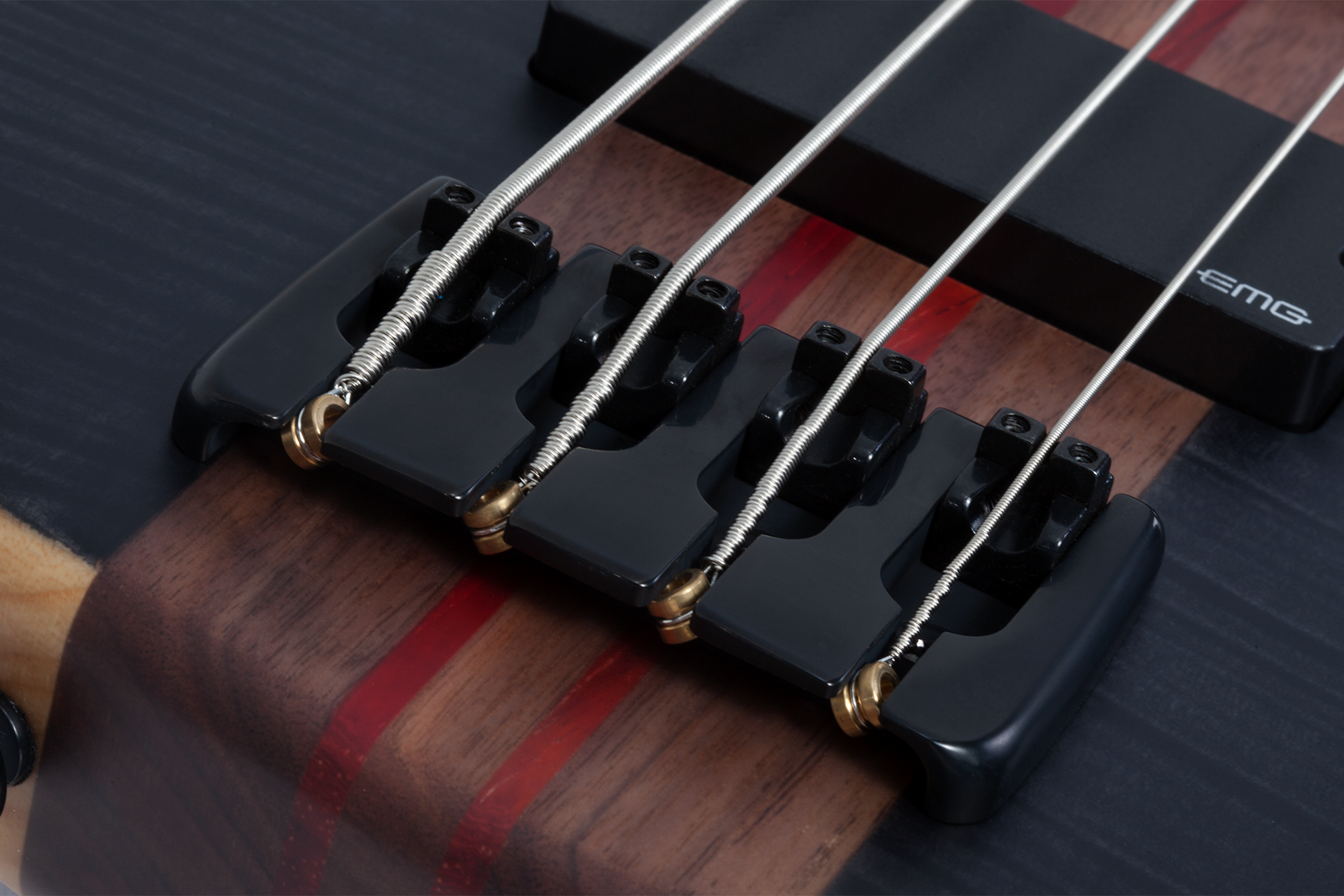 Charles Berthoud CB-4 See-Thru Black Satin E-Bass