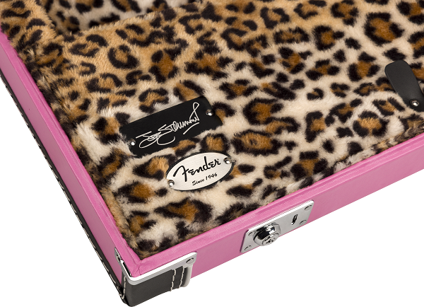 Joe Strummer Strat Tele Case Pink  Leopard