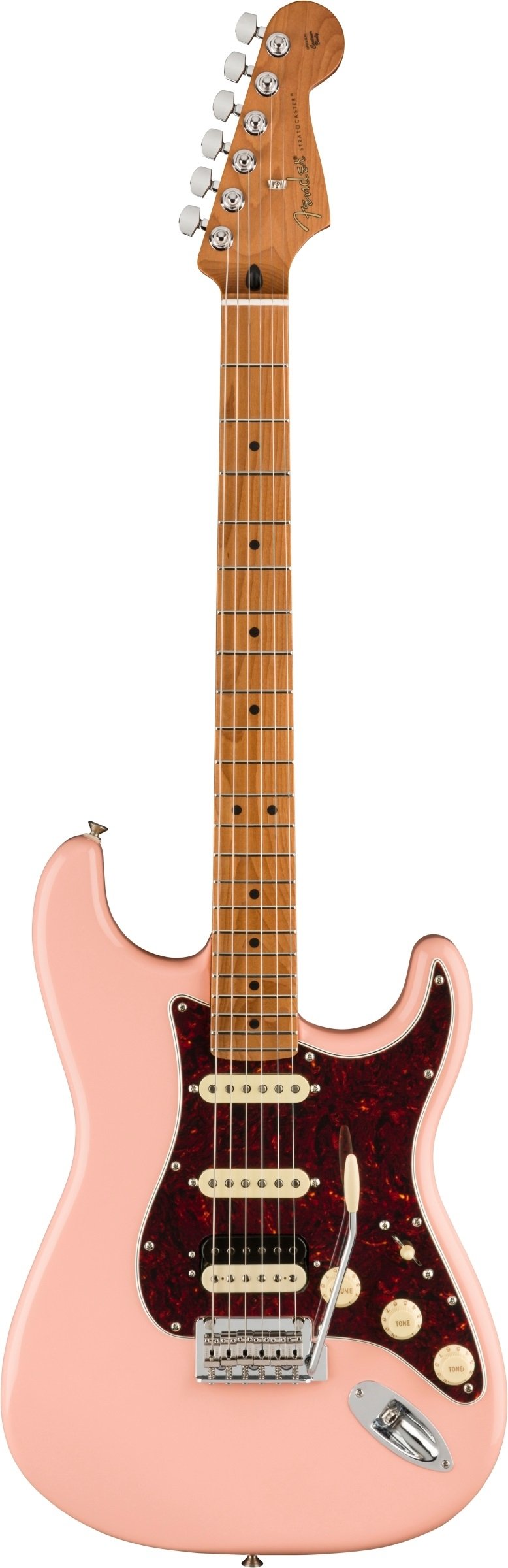 Ltd Player Stratocaster, HSS, Shell Pink