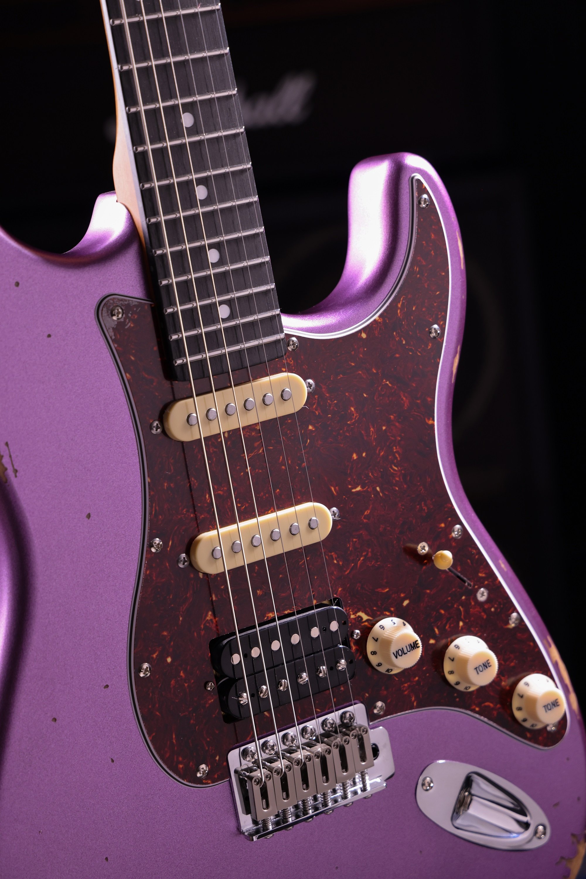 PS-7 PP R Purple Relic E-Gitarre