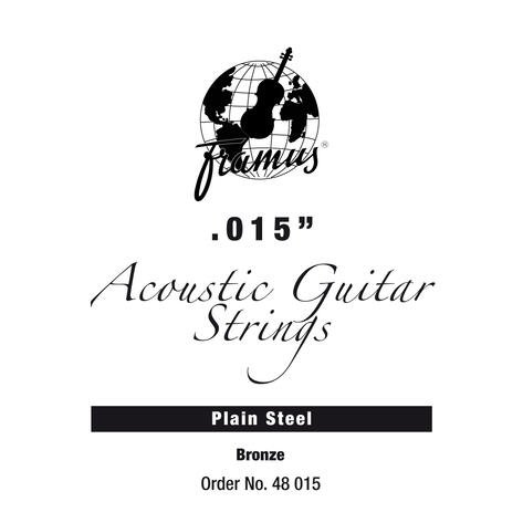 Bronze - Acoustic Guitar Single String, .015, plain