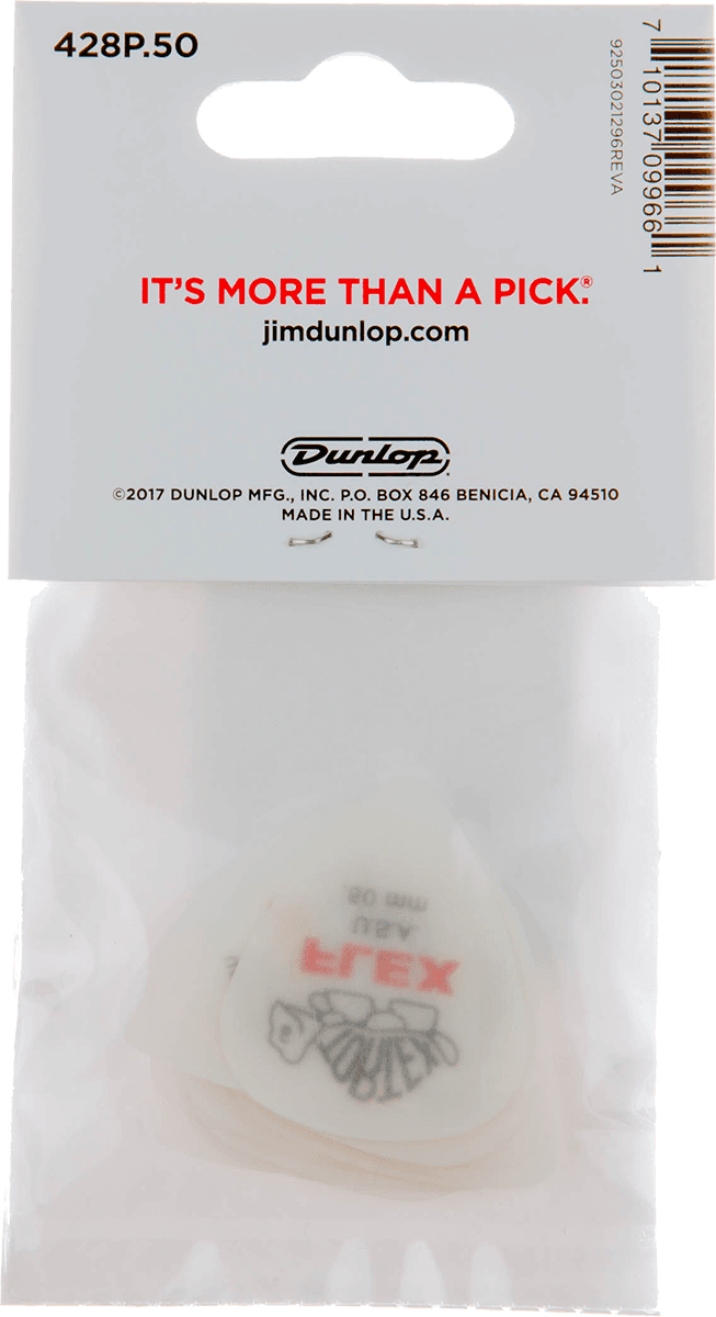 Tortex Flex Picks, Player's Pack, 12 pcs., white, 0.60 mm 
