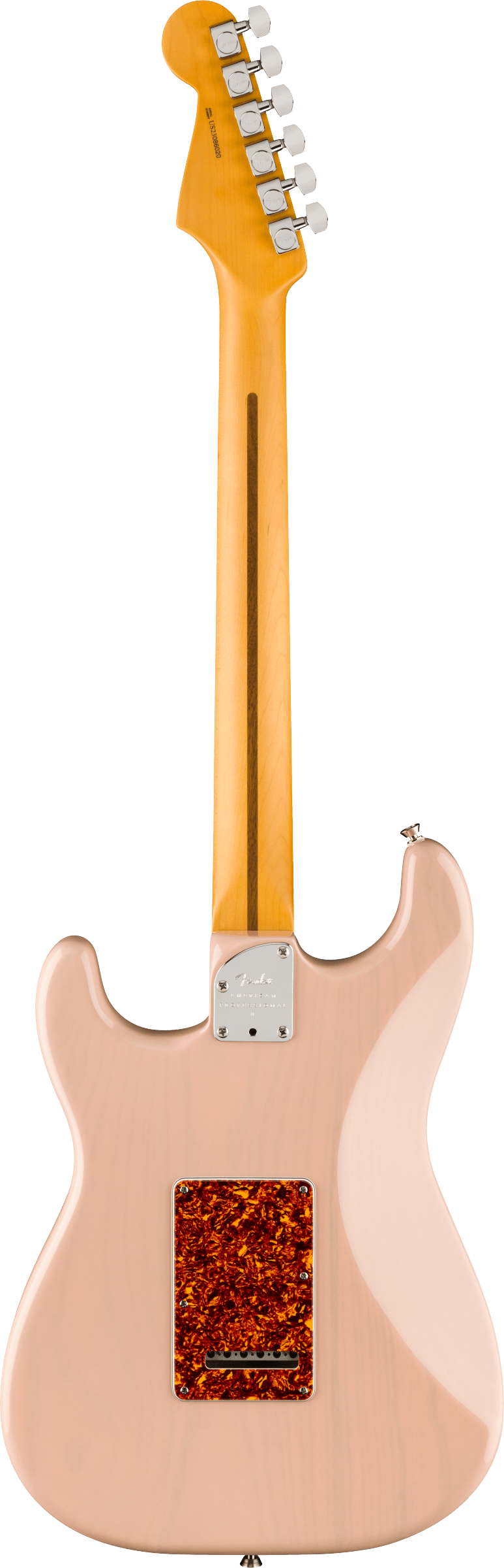 American Professional II Stratocaster® Thinline, Rosewood Fingerboard, Transparent Shell Pink