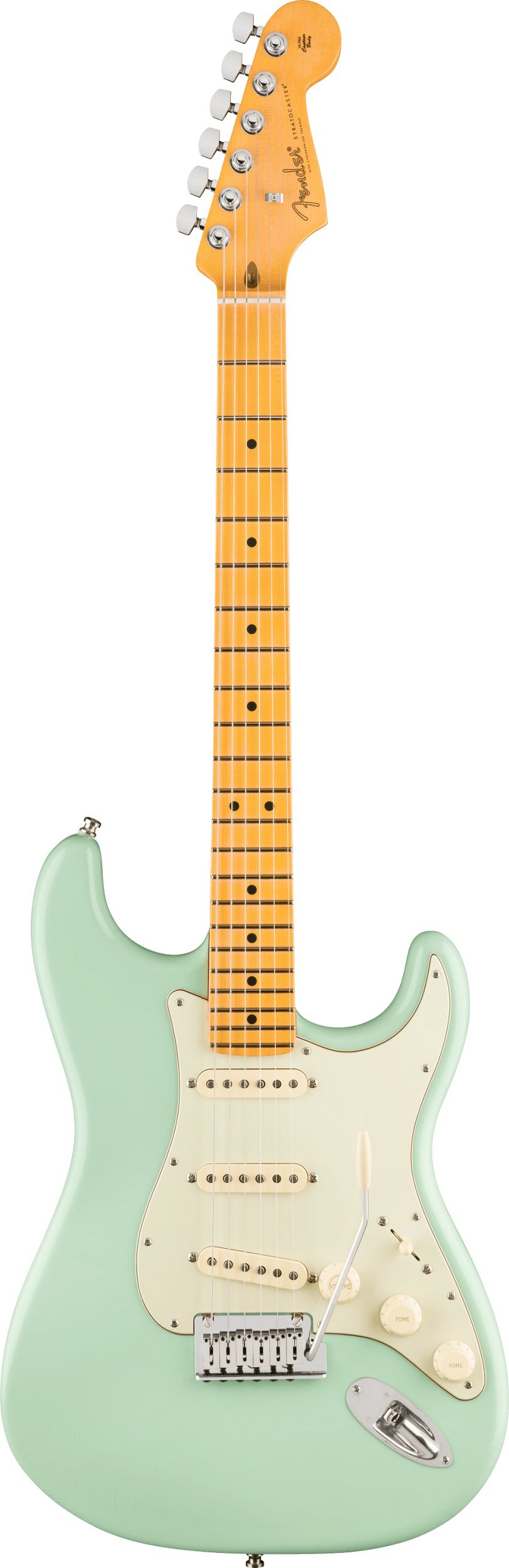 Ultra Luxe Vintage 60s Stratocaster  Maple Fingerboard Surf Green