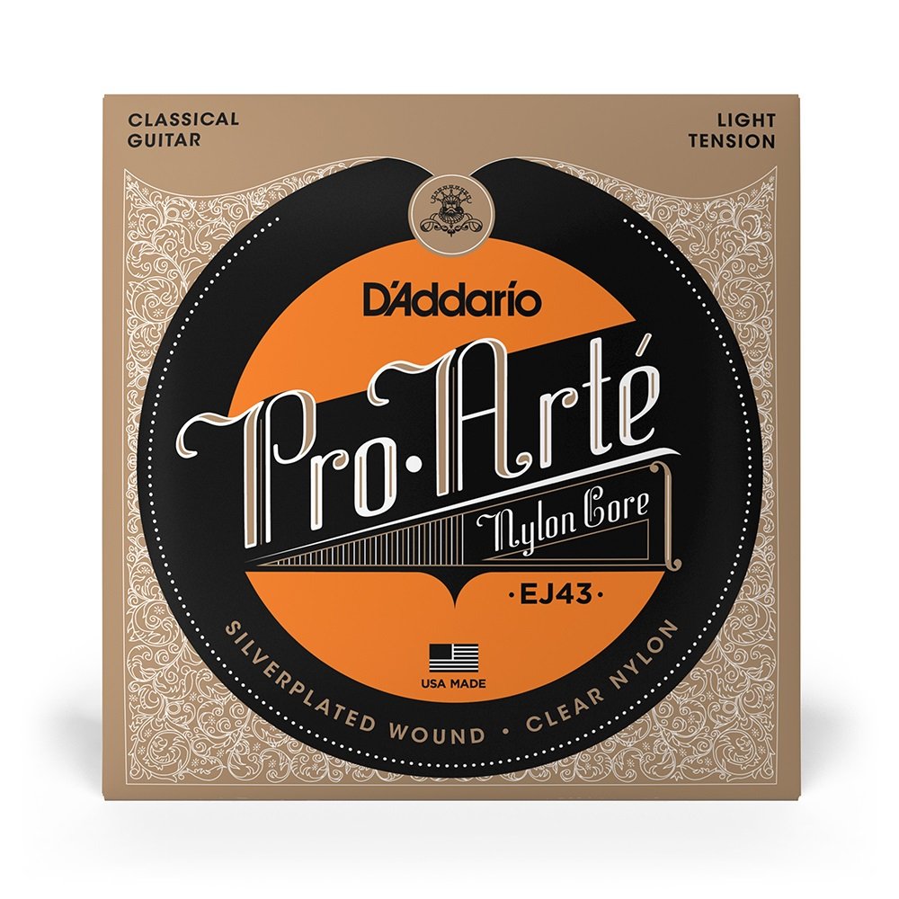 EJ43 Pro-Arte Saiten für Klassikgitarre, Nylon, leichte Spannung