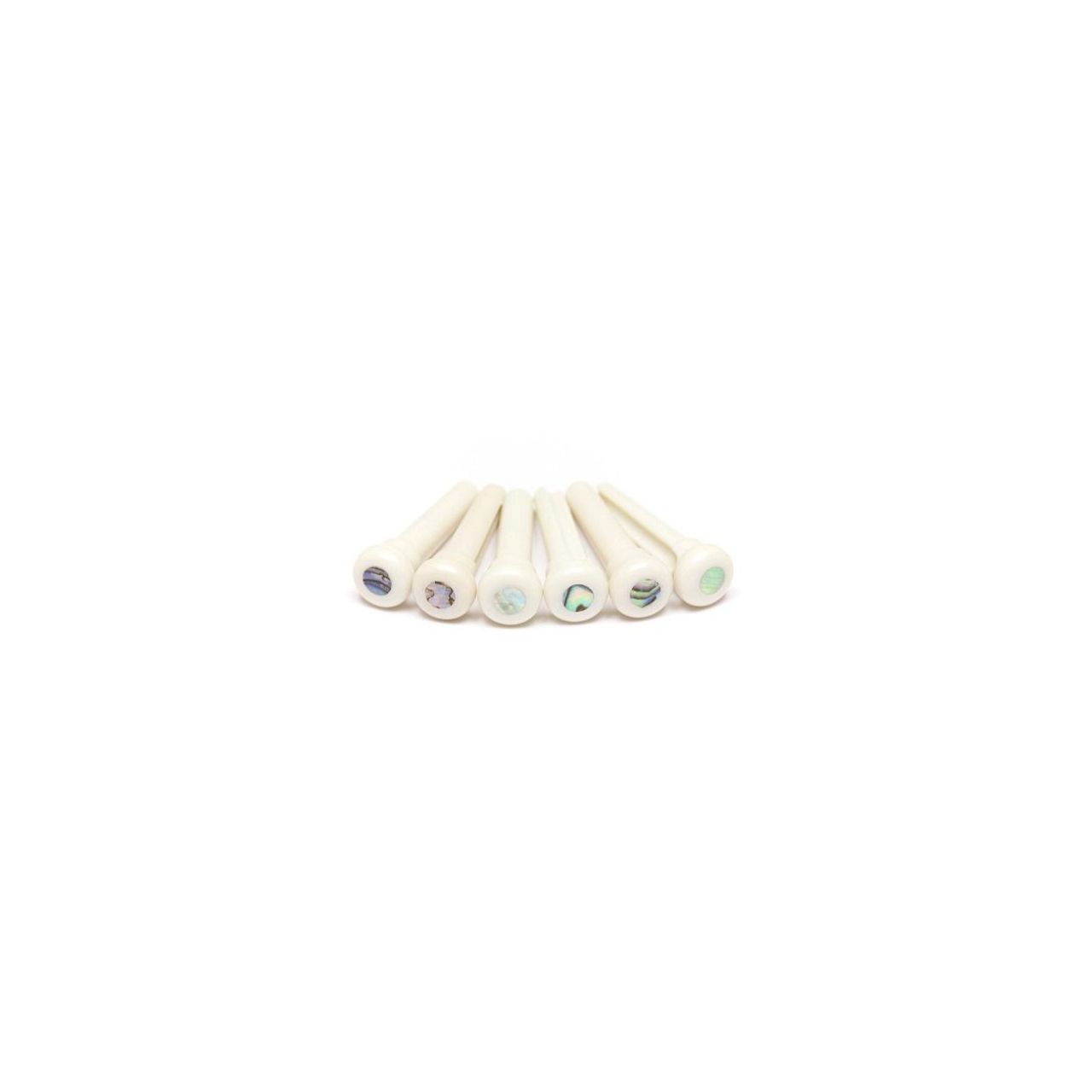 TUSQ PP-1000-00 Bridge Pins White with Paua Shell Inlay