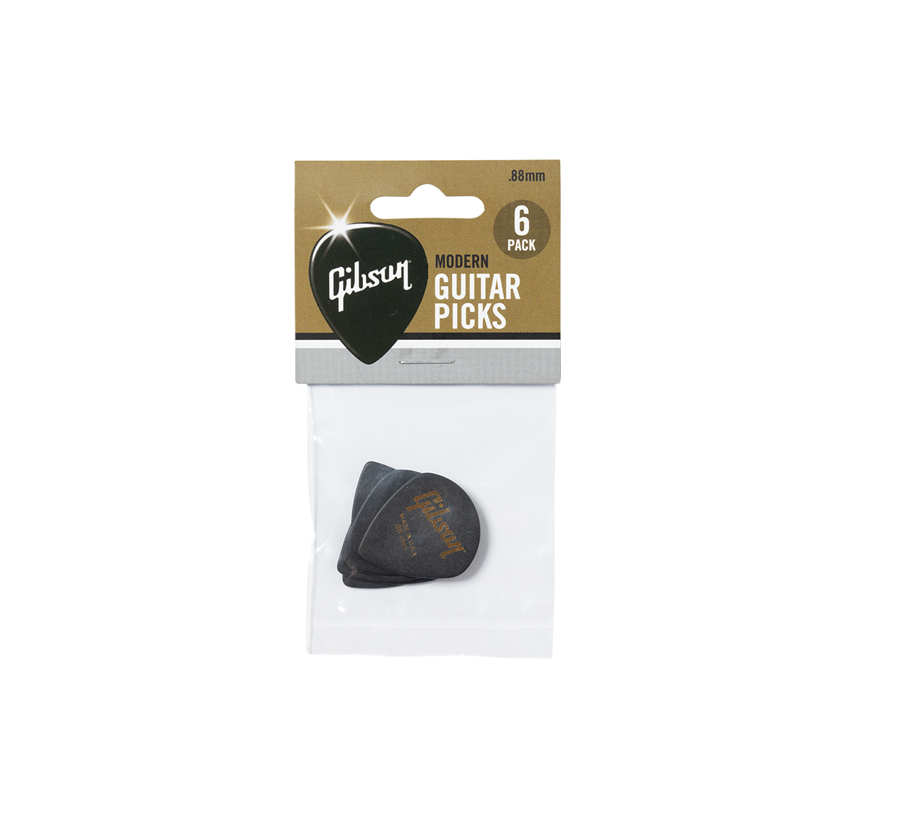 Modern Guitar Picks, 6-Pack, .88mm