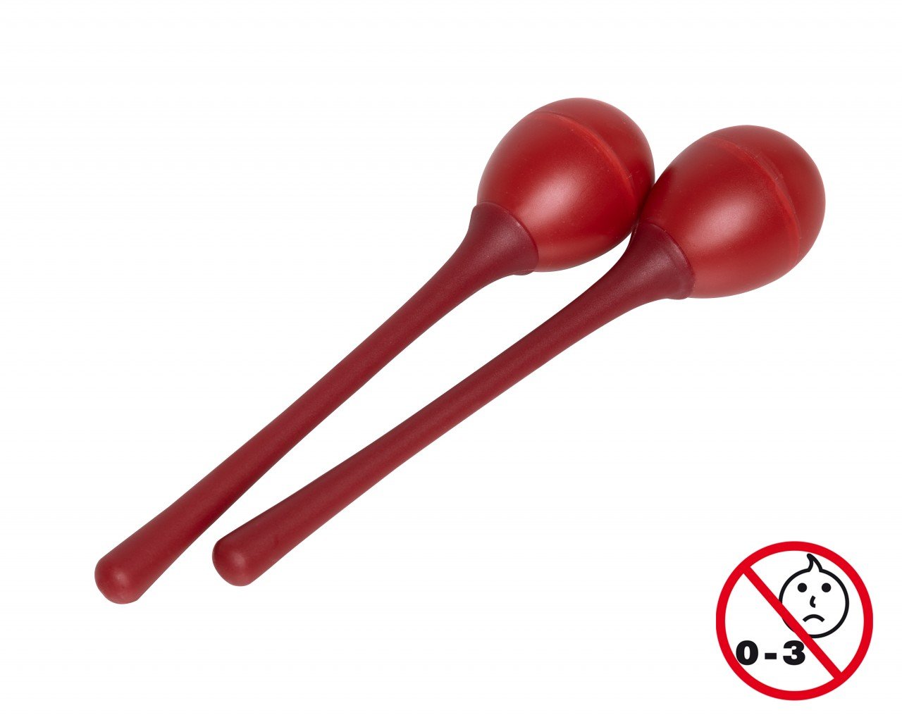 Egg Maracas L - Rot