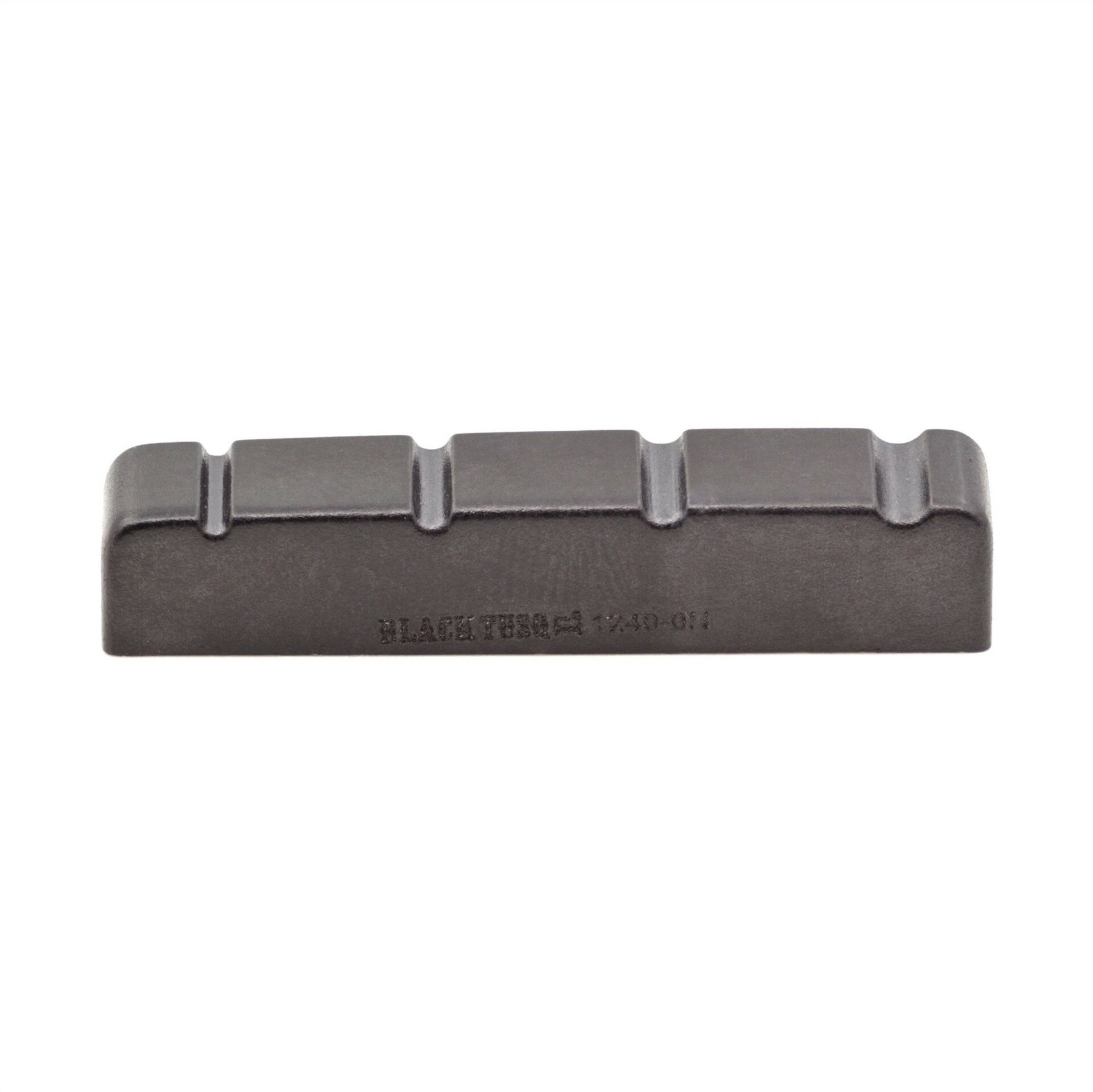 Black TUSQ XL PT-1240-00 - Slotted Bass Nut, 4-String (39.92 x 6.06 mm) - Electric, Flat