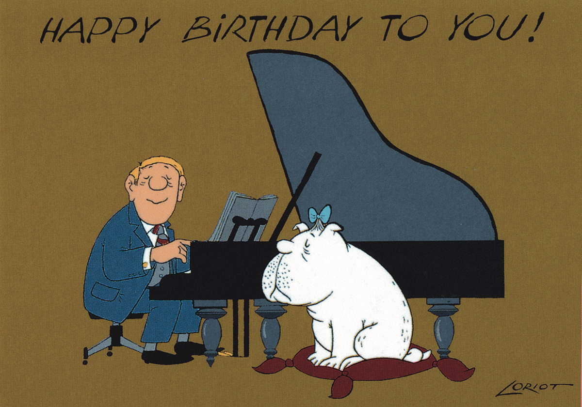 Happy Birthday to you  Postkarte