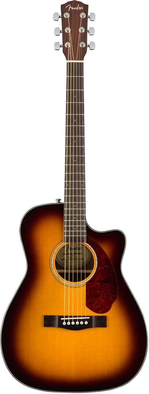 CC-140SCE Concert, Walnut Fingerboard, Sunburst w/case