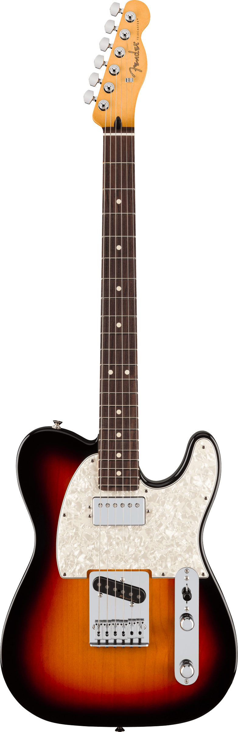 Player II Modified Telecaster SH 3 Tone Sunburst