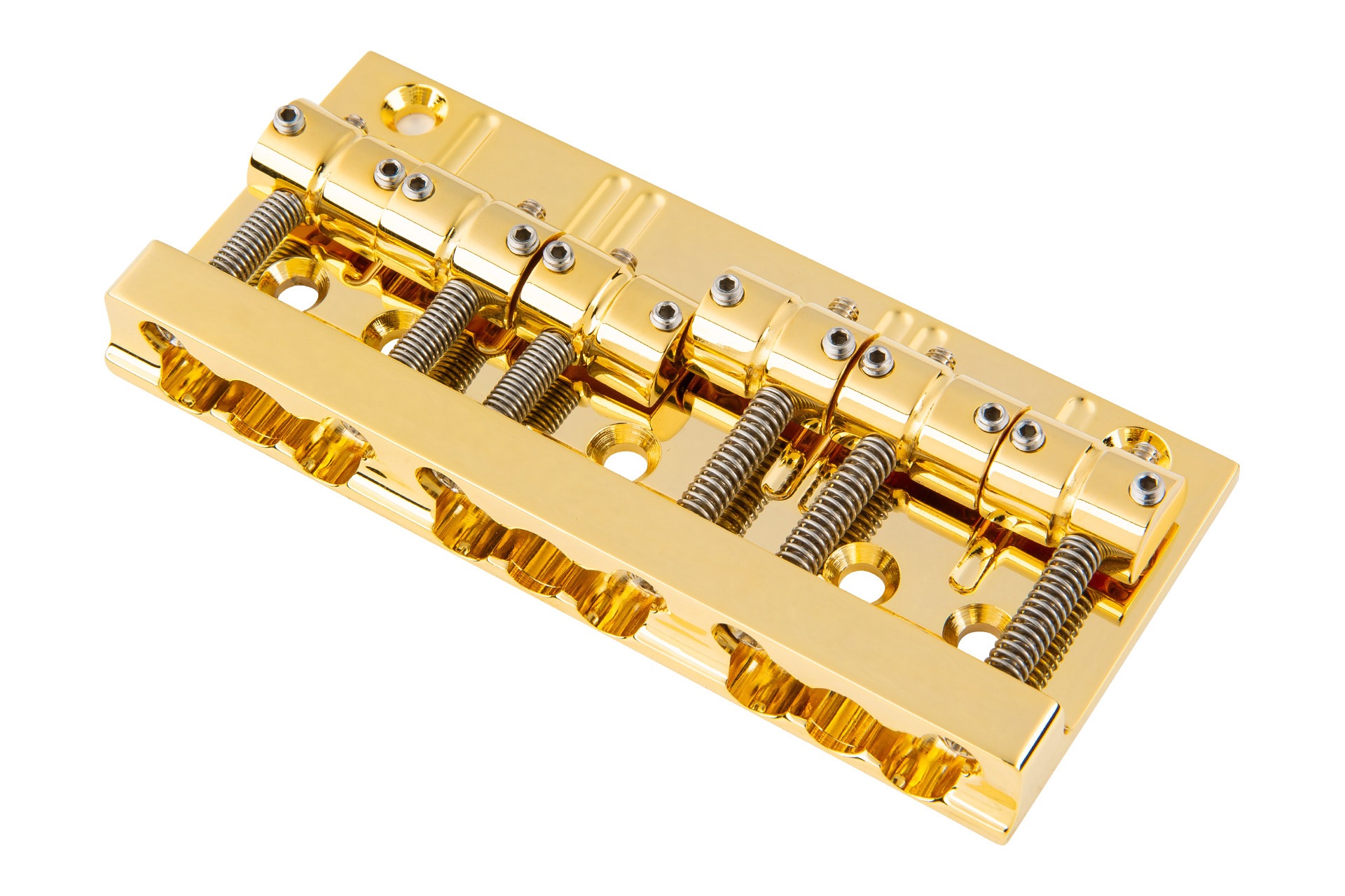 Hipshot - MasterBuilt and Custom Shop Quick Release Bridge, 17.98 mm, 6-String - Gold