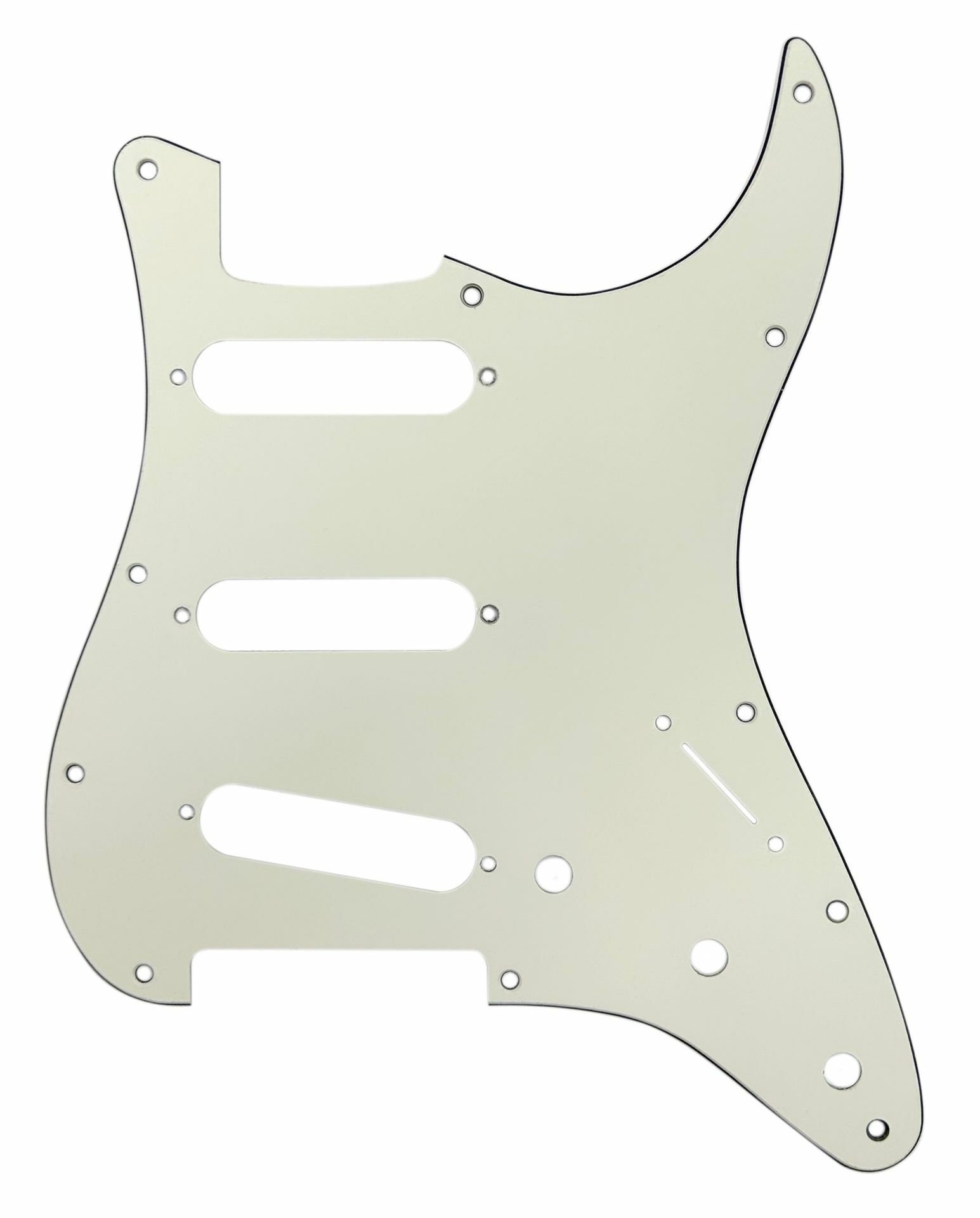 ST-Style SSS Pickguard (DPP ST PBP SSS), Parchment
