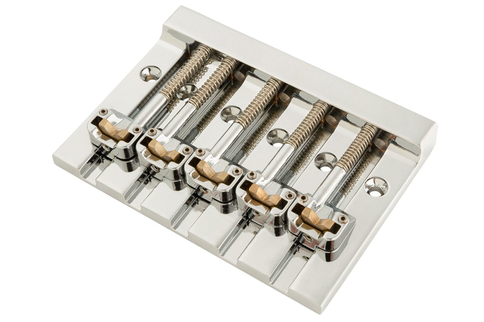 HIPSHOT 5 String KickAss Bass Bridge - Mounting Style II - Nickel
