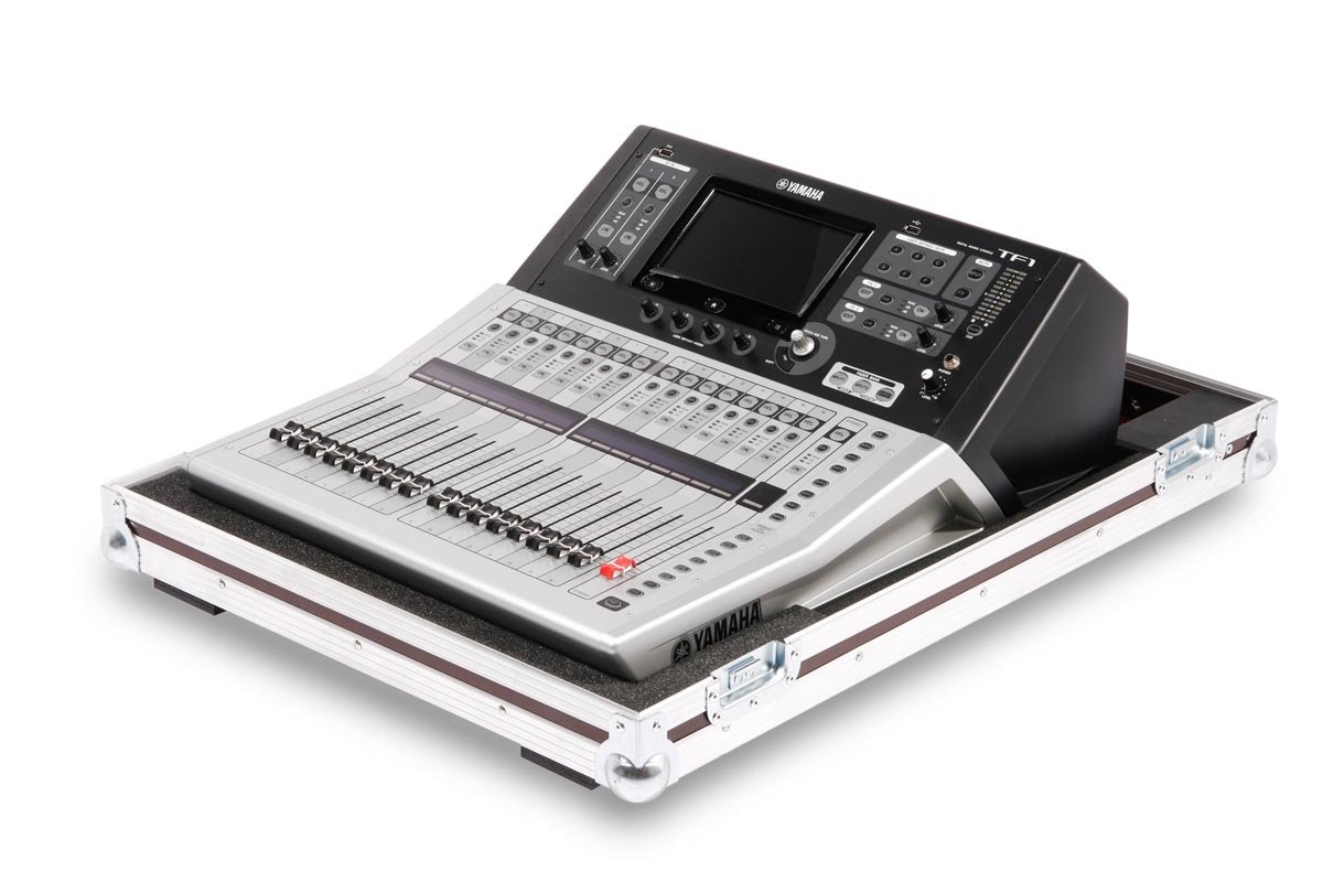 Mixercase Yamaha TF-1 KK 15 cm Farbe Phenol braun + Rutschleisten