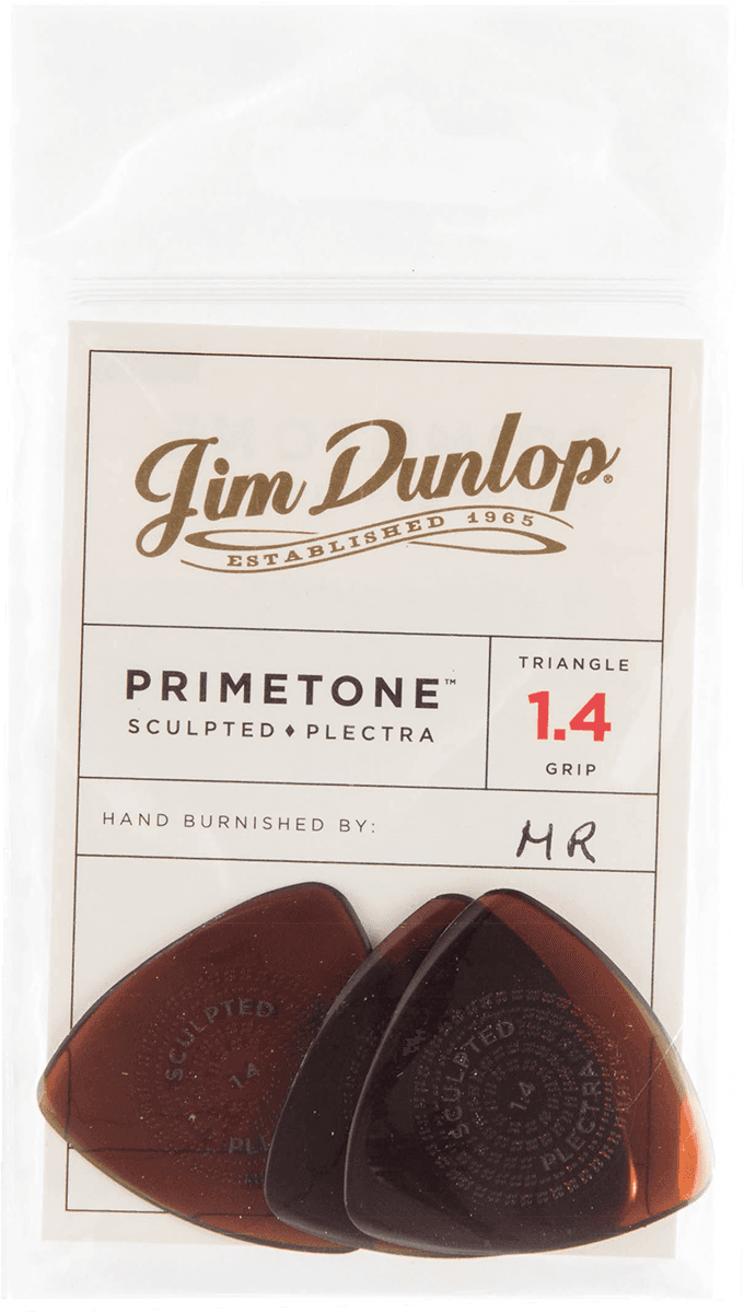 Primetone 1.40 mm Triangle Picks with Grip Player's Pack 3 pcs.