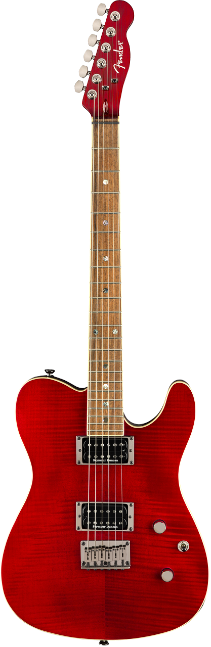 Special Edition Custom Telecaster FMT HH, Crimson Red Transparent