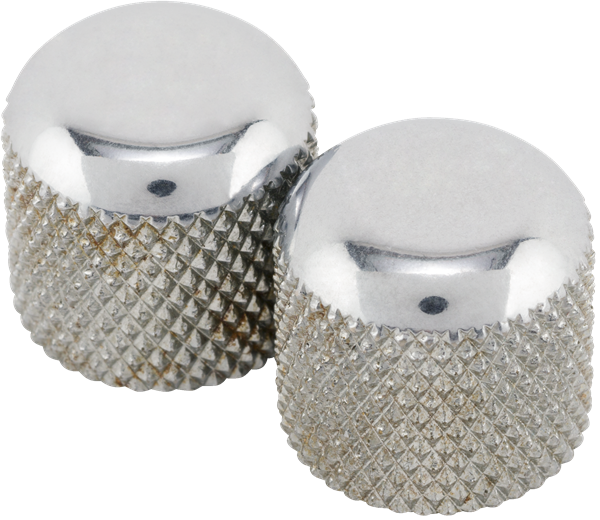 Road Worn® Telecaster® Dome Knobs (2) - Chrom